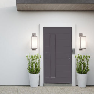 Porte d’entrée SOLEAL – configuration : Intégration meneau technique