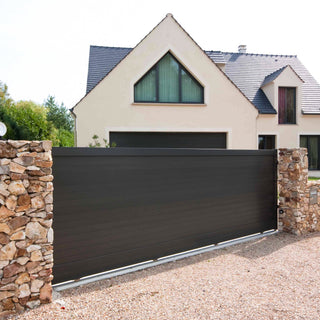 Portail et clôture GRAPHITE TECHNAL – vue d’ensemble