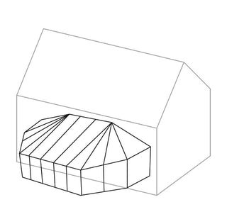 Véranda JADE – configuration : Multi-pentes